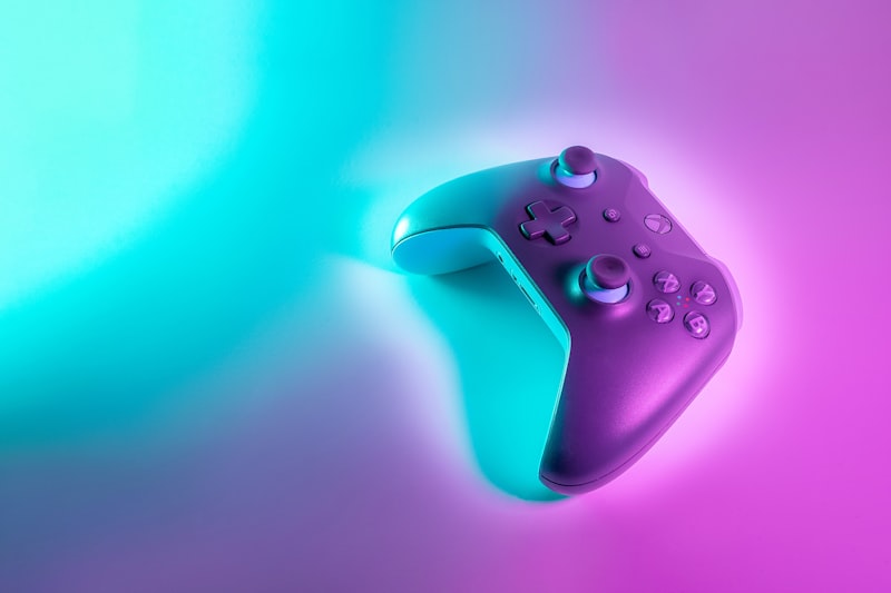 Pro gaming controller with lighting