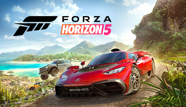 Forza Horizon 5 — a sports car on an open road